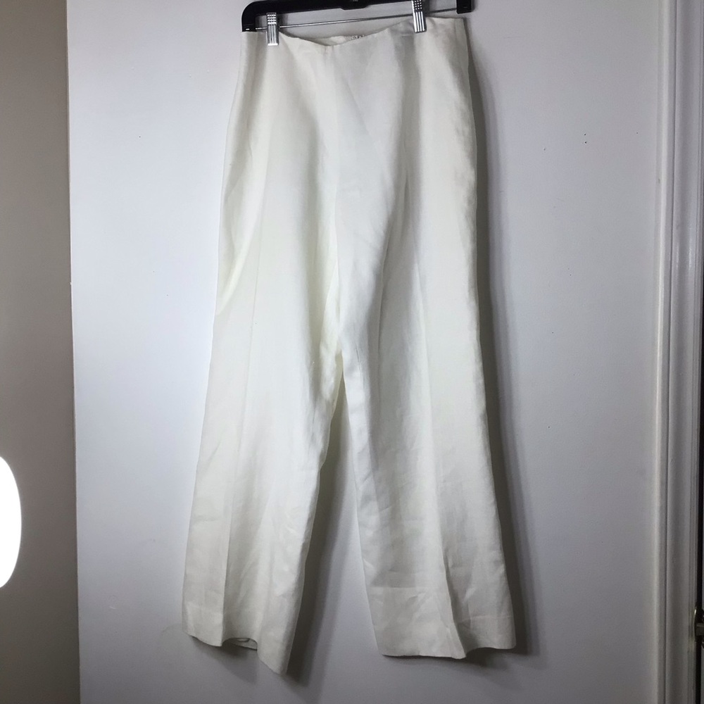 Lauren Ralph Lauren pants women 10 linen white